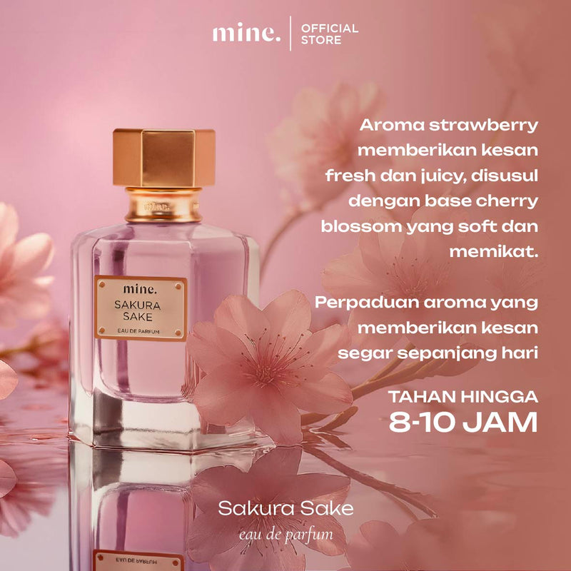 Mine Perfumery Japanese Harmony - Buy 1 Get 5 | Bundling Sakura Sake & Tatami 50 ml Free 3 Vial