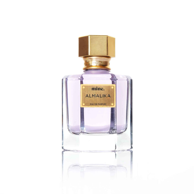 parfum almalika, produk katalog. minyak wangi ungu. parfum mewah indonesia. parfum wangi 