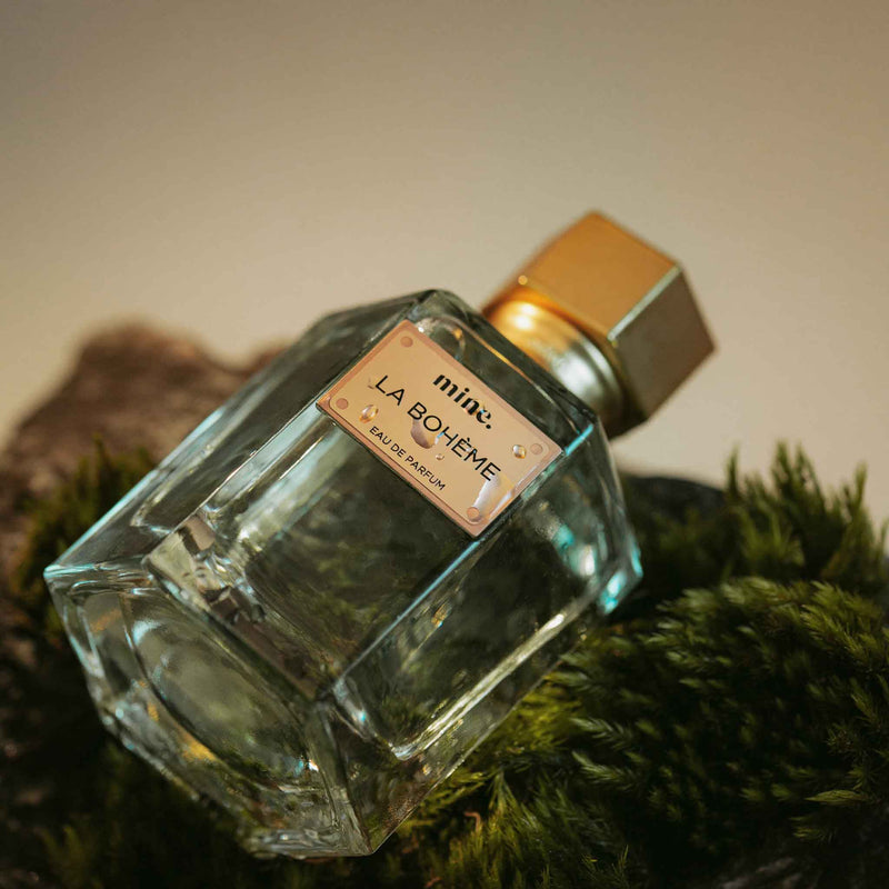 parfum la boheme, produk katalog. minyak wangi hijau parfum mewah indonesia. parfum wangi kayu alami. parfum pria